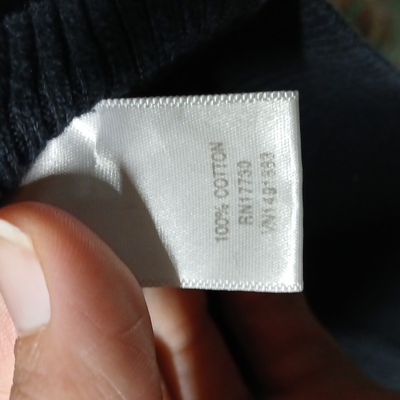 Merona Checkered Cotton V-Neck Sweater, Size M - Picture 9 of 12